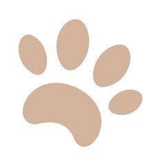 Capybara paw footprint hand drawn © wooster