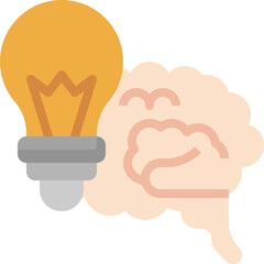 think illustration on a white background     