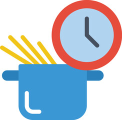 time illustration on a white background     