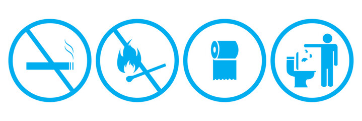 Public WC Toilet line icon vector set. Restroom for male, female, transgender, mother and baby, disabled person. Baby Changing Station (Men’s Room). Nursing room