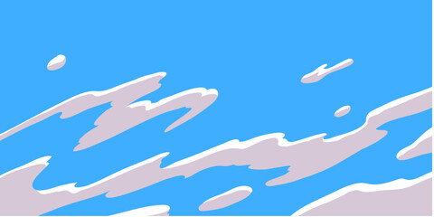 Comic book cartoon smoke backgrounds. Pop art cloud design template page. Hand drawn vector illustration 