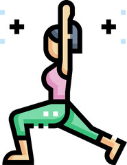 warrior illustration on a white background    