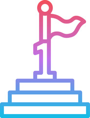 winner illustration on a white background     