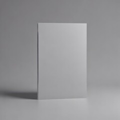 Grey background, blank brochure mockup, ready for design ,  professional,  marketing,  blank