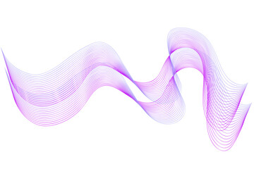 Fototapeta premium Abstract Sound Wave Line Background