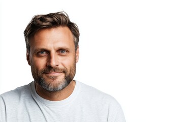Obraz premium High resolution closeup portrait photograph of a confident young handsome man giving a friendly thumbs up gesture on white background