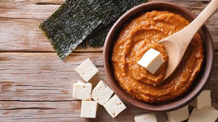 Delicious miso soup with tofu and seaweed recipe for healthy eating and cooking