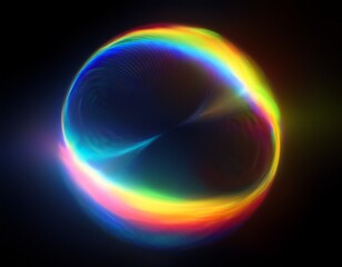blurred rainbow refraction overlay effect light lens prism effect on black background holographic reflection crystal flare leak shadow overlay colorful rainbow disco ball light leaks texture