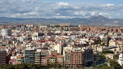 A breathtaking and scenic urban view showcasing a vibrant city landscape that captivates the eyes