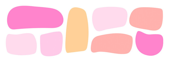 organic shapes bubbles