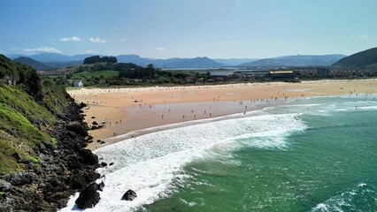 Experience the Beautiful Beach View full of magnificent Waves and Sunlit Sand that gleams