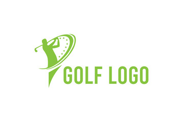 Golf badge logo vector illustration - golf sports logo.