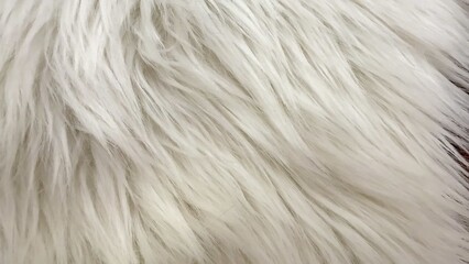 Experience the Soft White Fur Texture that is Perfect for Stylish Media Backgrounds
