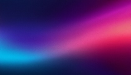 Obraz premium dark purple pink blue color gradient background blurred neon color flow grainy texture effect futuristic banner design