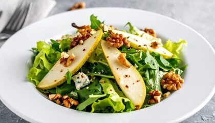 Delicious Pear, Walnut, and Blue Cheese Salad Recipe