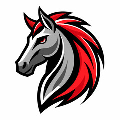 horse head vector