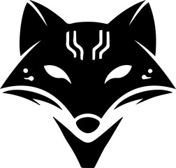 Creative tech fox logo icon