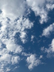 Obraz premium blue sky with heavy clouds