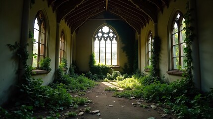 Obraz premium Echoes of Faith: The Forgotten Church