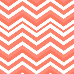 Zigzag Pattern in Coral and White: A repeating pattern of coral and white zigzags creates a dynamic and visually appealing design.