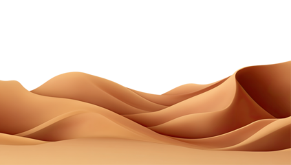 Desert landscape, sand dunes