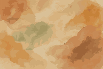 Obraz premium Earthy watercolor background for pottery and craft product branding, artisan handmade product showcases, and folk design