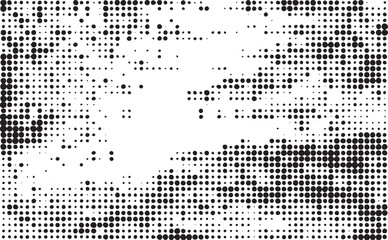 A grayscale portrait reveals a blurred human face through a of numerous dots.