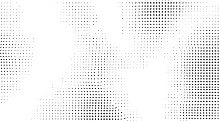 A dense of numerous small white dots creates a textured background.