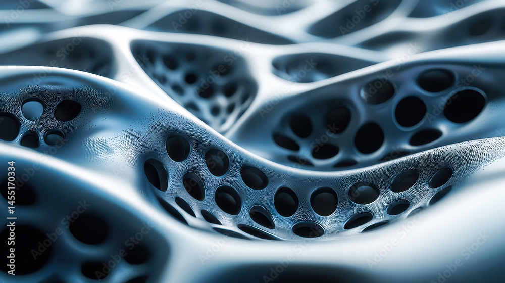 Poster striking 3d patterns create a realistic and intricate background with smooth curves, captured in 4k 