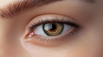 Obraz premium Close up human eye detail