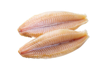 Two Raw Tilapia Fillets Ready for Cooking Delicious and Healthy White Fish
