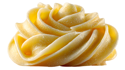 Swirled Creamy Food Texture Closeup Studio Shot Delicious Yellow Paste Gastronomy Culinary