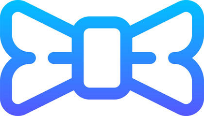 bow tie illustration on a white background     