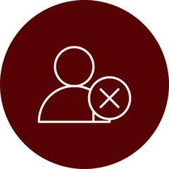 Strike Vector Line Brown Circle Icon Design