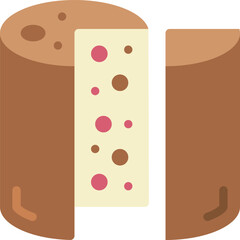 cake illustration on a white background     