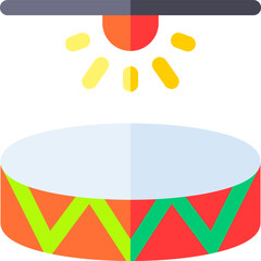 circus illustration on a white background    