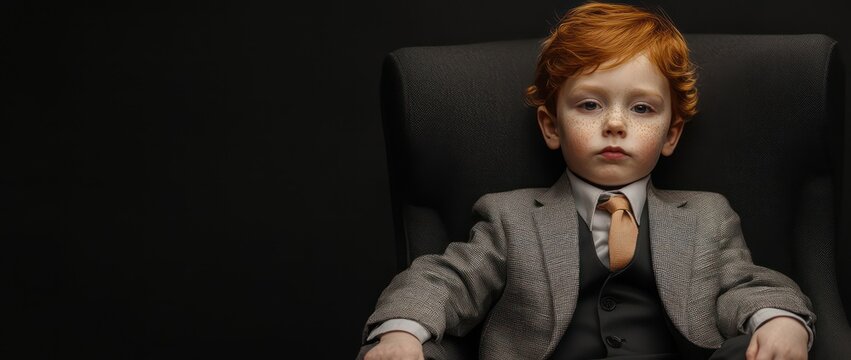 Young person in business attire