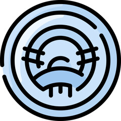 coin illustration on a white background     