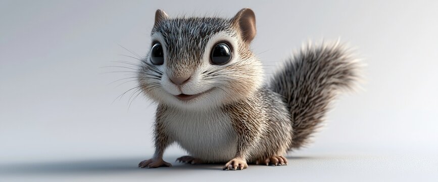 Cute chipmunk