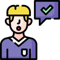 correct illustration on a white background     