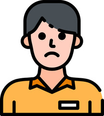 criminal illustration on a white background    