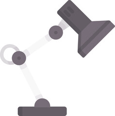 desk lamp illustration on a white background     