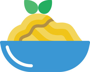 dish illustration on a white background     