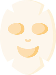 face mask illustration on a white background     