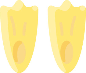 fins illustration on a white background     