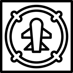 flight illustration on a white background    