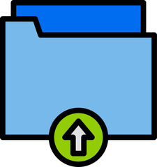 folder illustration on a white background     