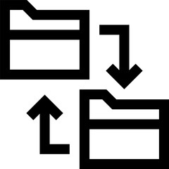 folder illustration on a white background     