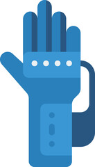 glove illustration on a white background     