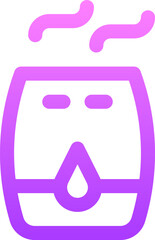 humidifier (2) illustration on a white background    